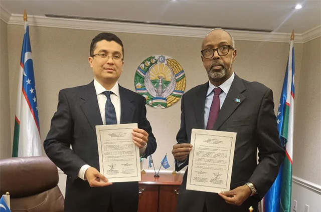 O'zbekiston va Somali o'rtasida diplomatik munosabatlar o'rnatildi O'zbekiston va Somali o'rtasida diplomatik munosabatlar o'rnatildi
