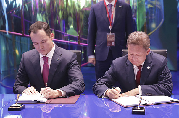 Russia and Kazakhstan sign agreements on transporting Russian gas to Uzbekistan Russia and Kazakhstan sign agreements on transporting Russian gas to Uzbekistan
