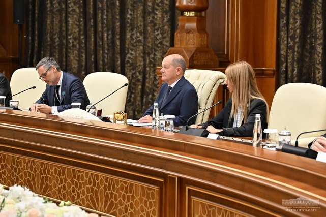 Президент Узбекистана и Федеральный Канцлер Германии обсудили возможности дальнейшего расширения многопланового сотрудничества