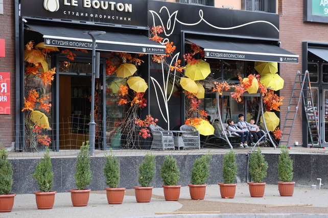 The first stage of creating a "gastronomic" street on Taras Shevchenko Street completed