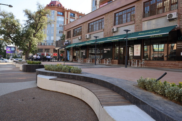 The first stage of creating a "gastronomic" street on Taras Shevchenko Street completed