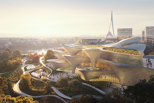 Zaha Hadid designs the Alisher Navoi International Research Center