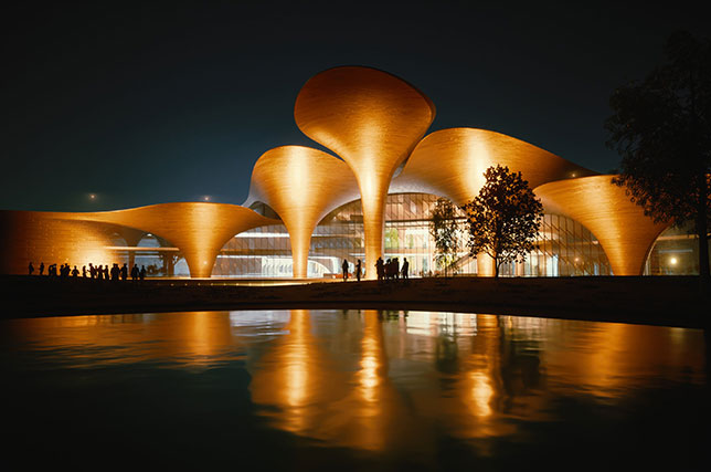 Zaha Hadid designs the Alisher Navoi International Research Center