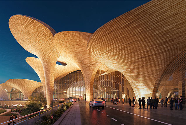 Zaha Hadid designs the Alisher Navoi International Research Center
