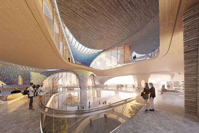 Zaha Hadid designs the Alisher Navoi International Research Center