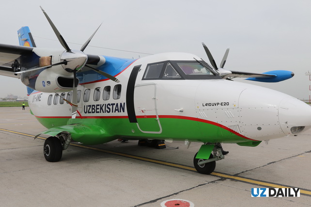 Uzbekistan Airways пополнил парк четвертым самолетом LET L-410