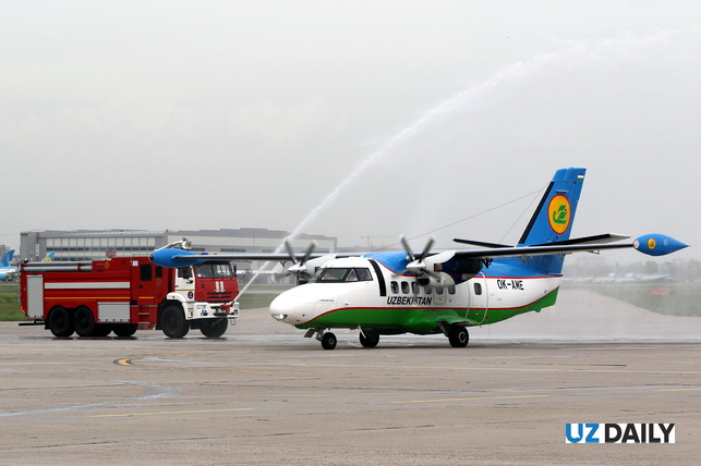 Uzbekistan Airways пополнил парк четвертым самолетом LET L-410