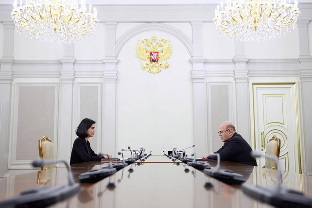 Saida Mirziyoyeva discusses key areas of Uzbekistan–Russia cooperation with Mikhail Mishustin
