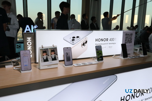 В Ташкенте состоялась презентация смартфонов серии Honor 400