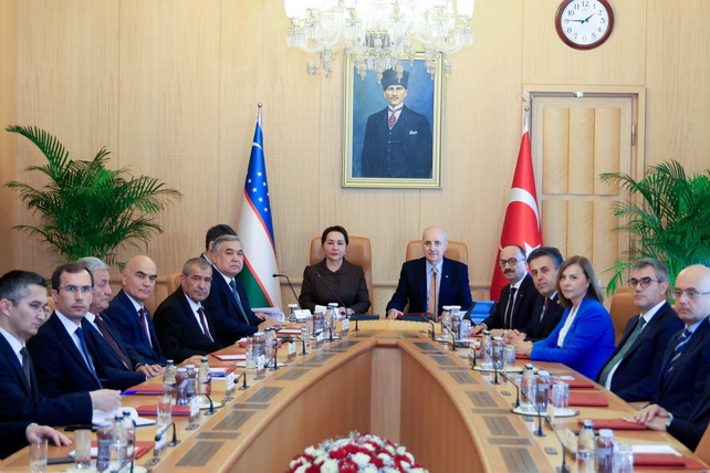 Chairperson of the Senate of Uzbekistan meets with Speaker of the Grand National Assembly of Türkiye Chairperson of the Senate of Uzbekistan meets with Speaker of the Grand National Assembly of Türkiye