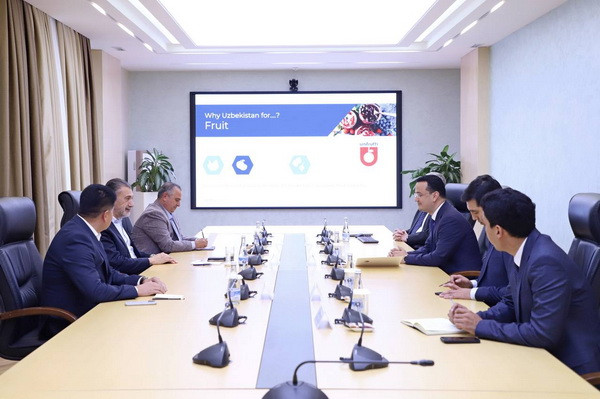 Лазиз Кудратов провел переговоры с генеральным директором компании «Unifrutti» Лазиз Кудратов провел переговоры с генеральным директором компании «Unifrutti»