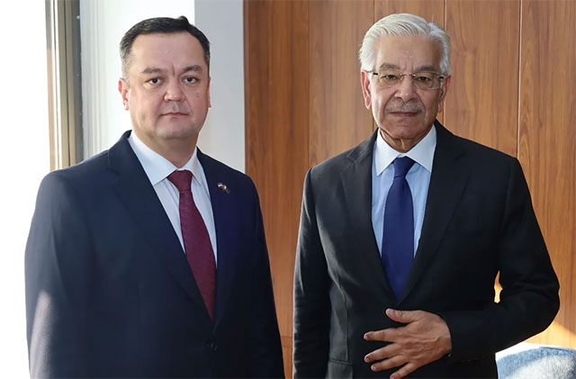 O‘zbekiston elchisi Pokiston mudofaa vaziri bilan uchrashdi O‘zbekiston elchisi Pokiston mudofaa vaziri bilan uchrashdi