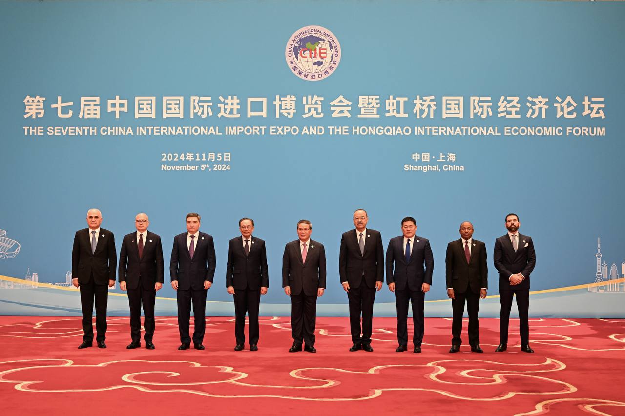 Shanxayda yettinchi Xitoy xalqaro import mahsulotlari ko‘rgazmasi rasman ochildi Shanxayda yettinchi Xitoy xalqaro import mahsulotlari ko‘rgazmasi rasman ochildi