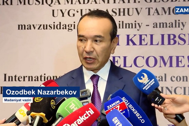 Ozodbek Nazarbekov compares culture to a bird that must be held carefully Ozodbek Nazarbekov compares culture to a bird that must be held carefully