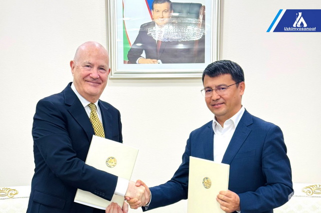Memorandum of cooperation between Uzkimyosanoat and Acquaflex signed Memorandum of cooperation between Uzkimyosanoat and Acquaflex signed