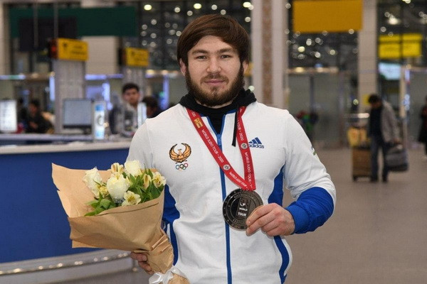 Sharofiddin Boltaboev wins the silver medal at the Grand Slam tournament Sharofiddin Boltaboev wins the silver medal at the Grand Slam tournament