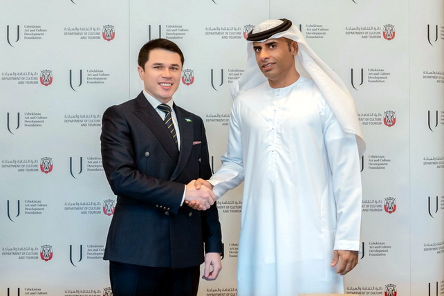 Abu Dhabi Culture and Tourism Department and Uzbekistan Art and Culture Development Foundation sign memorandum Abu Dhabi Culture and Tourism Department and Uzbekistan Art and Culture Development Foundation sign memorandum