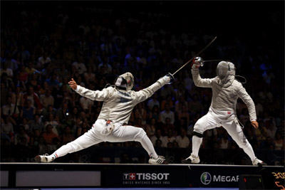 Dongju Kim and Leonie Ebert win gold medals of World Fencing Championships Dongju Kim and Leonie Ebert win gold medals of World Fencing Championships