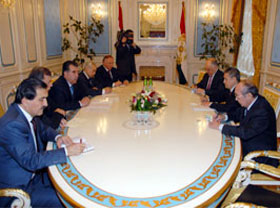 Tajik leader, Uzbek deputy premier discuss cooperation Tajik leader, Uzbek deputy premier discuss cooperation
