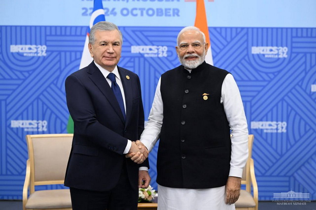 Uzbekistan and India leaders discuss strategic partnership expansion