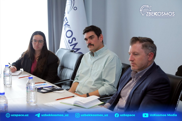 Uzbekcosmos discusses joint projects with the US Geological Survey Uzbekcosmos discusses joint projects with the US Geological Survey
